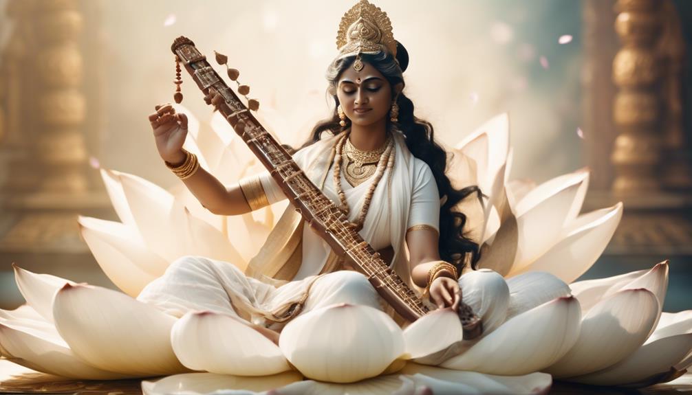 exploring saraswati s divine attributes